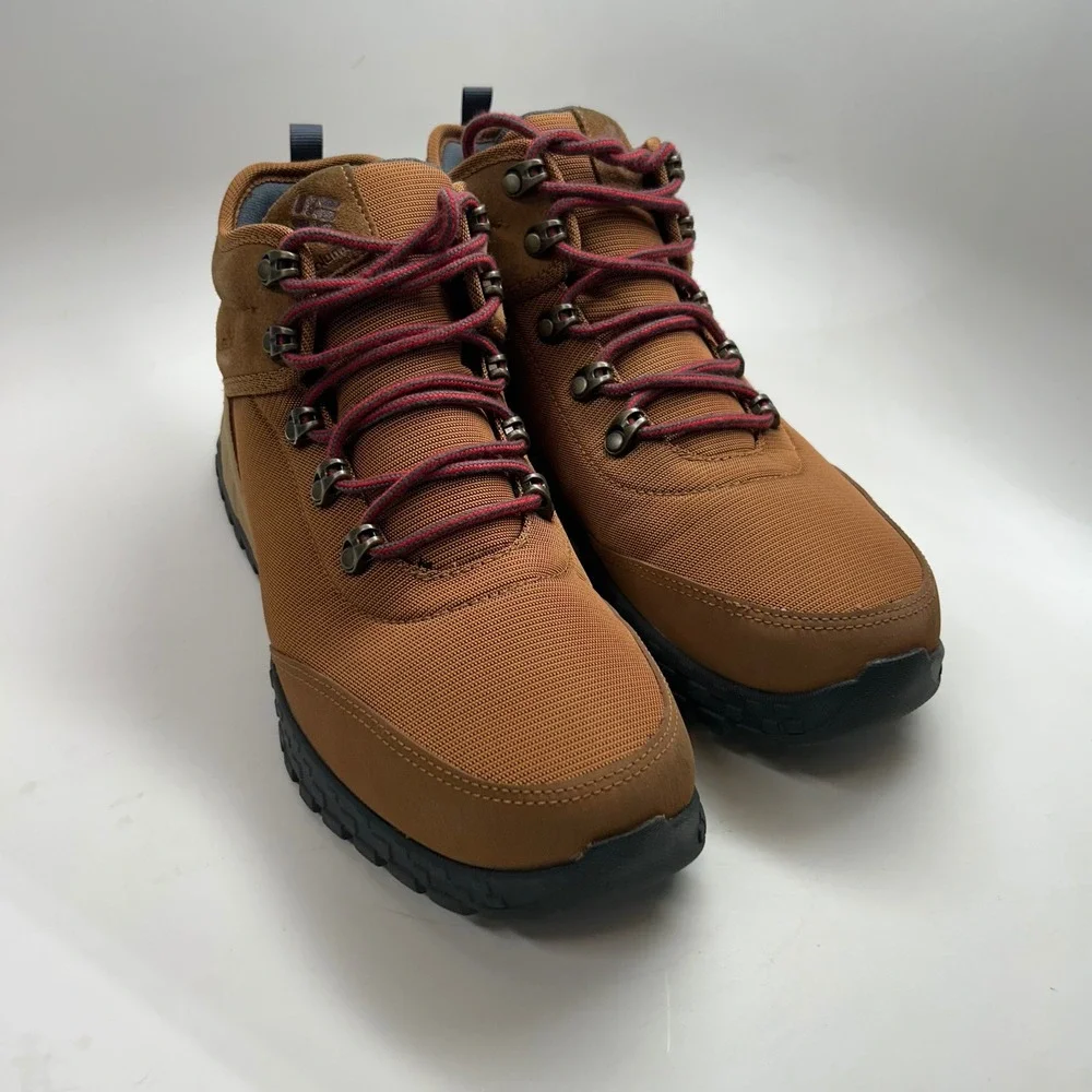 Columbia Trailstorm Mid Waterproof Hiking Boots Mens 9.5‎ Brown BM9774-286 NWOB